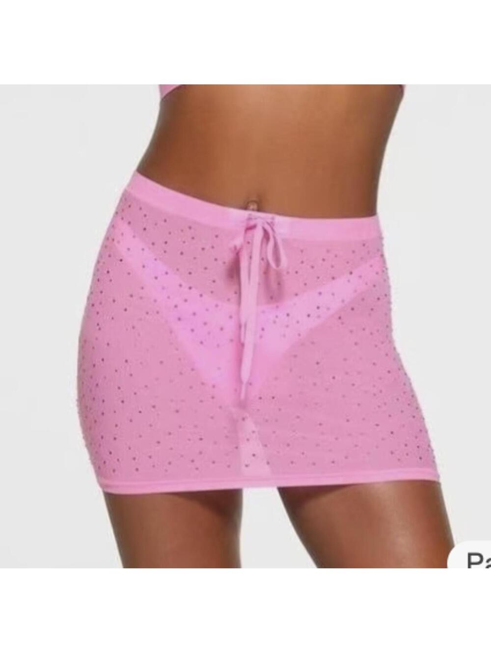 296 Skims mesh rhinestones swim cover ups